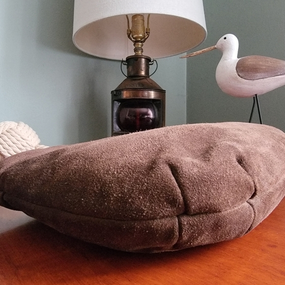 Vintage Ruth Saltz Brown Suede Evening Clutch Purse - Picture 5 of 12